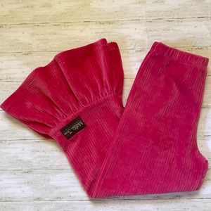 Matilda Jane Pink Corduroy Ruffle Pants